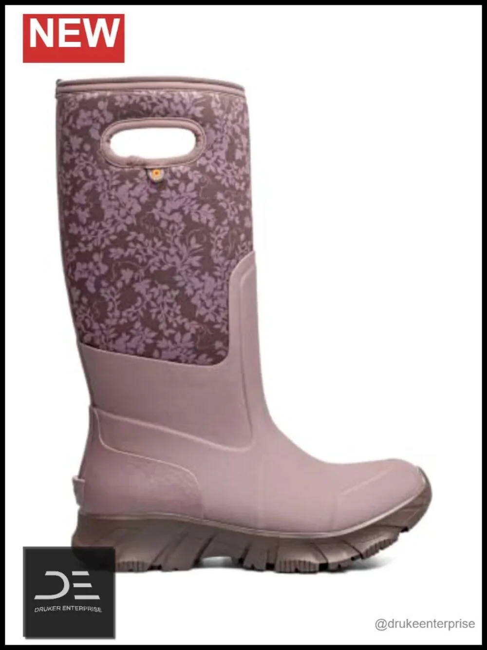 Women's Waterproof Knee-High Snow Boots Fleece Lined Pull-On Winter